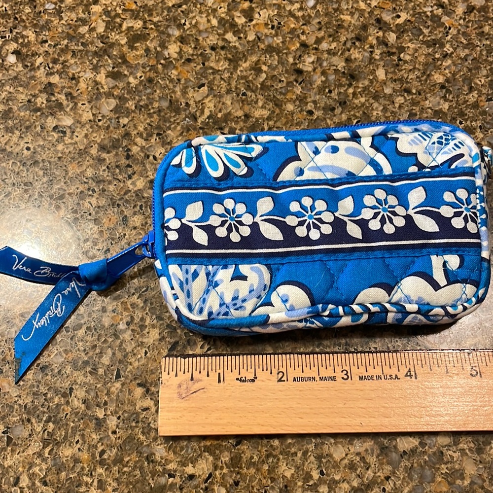 Blue Vera Bradley wallet or coin purse